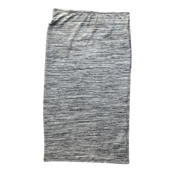 Zara Women’s High Waist Pencil Skirt Space dye print Grey Black Size Medium - Picture 5 of 14